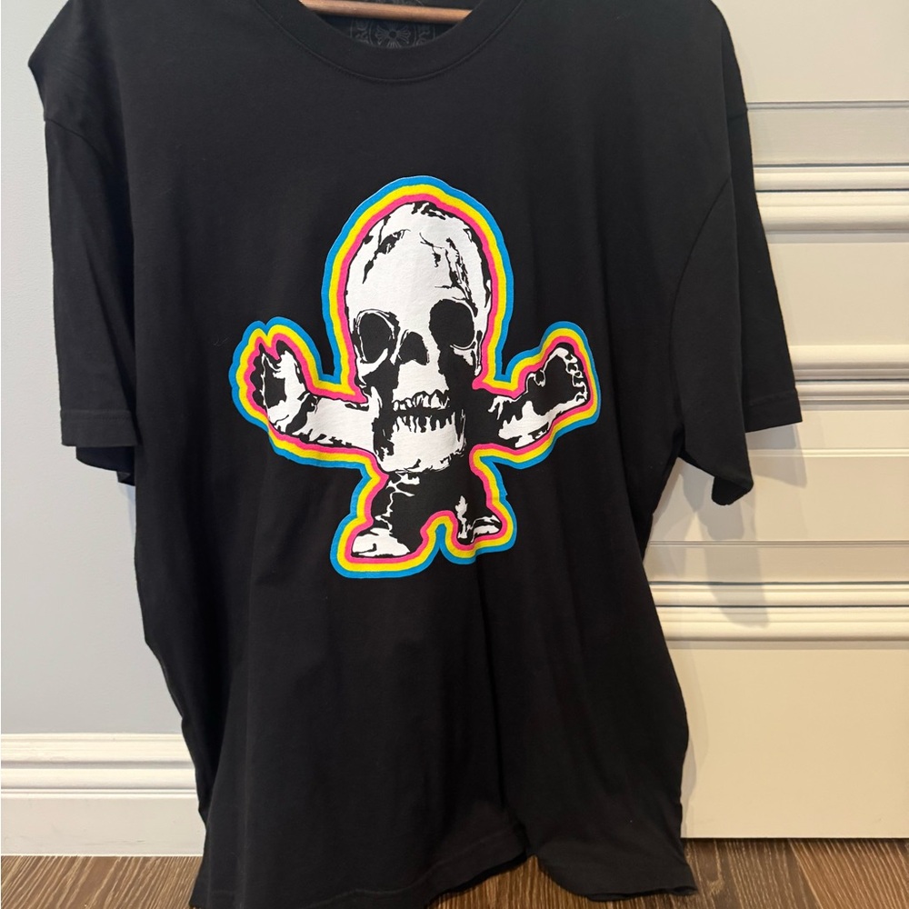 BLACK CHROME HEARTS SHORT SLEEVE TEE